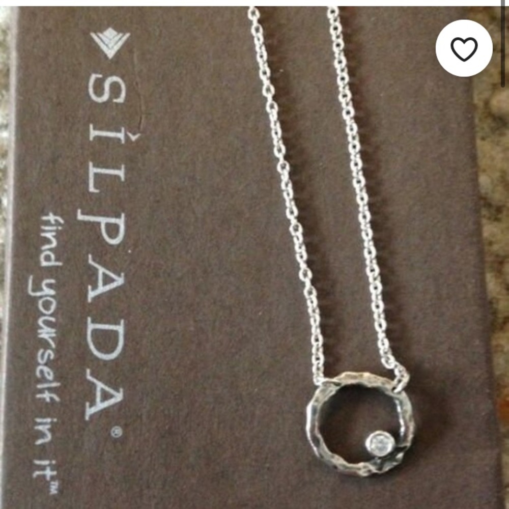 3/35$ 🛍 Silpada orbiting moon chain